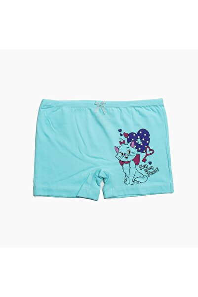 OBJE Girl's Cat Pattern Assortment 3-Piece Boxer