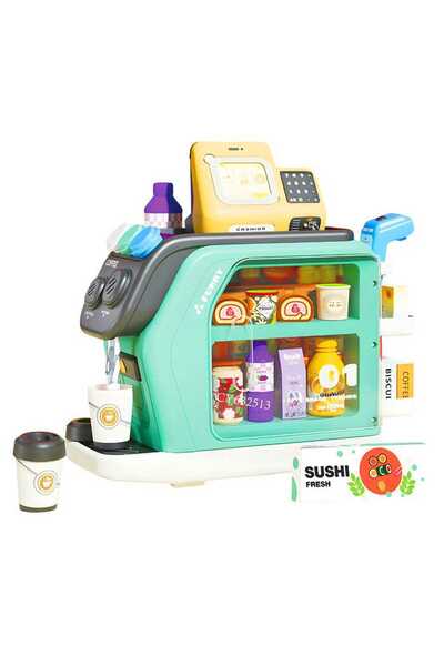 Art Tone ☕✨ COFFEE KAHVE MAKİNESİ & KASA IŞIKLI – MEGA SET | 3 YAŞ+ ✨☕ (1 ADE...