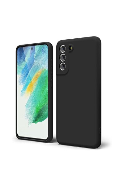 HANPORIUM حافظة سيليكون متوافقة مع هاتف سامسونج جالاكسي S21 FE - غطاء مرن بلو...