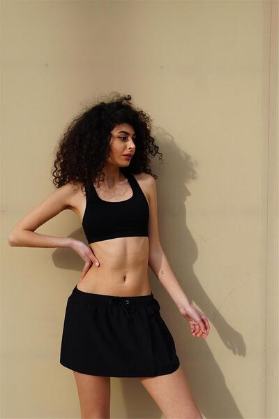 OBJE Women's Black Swim Shorts