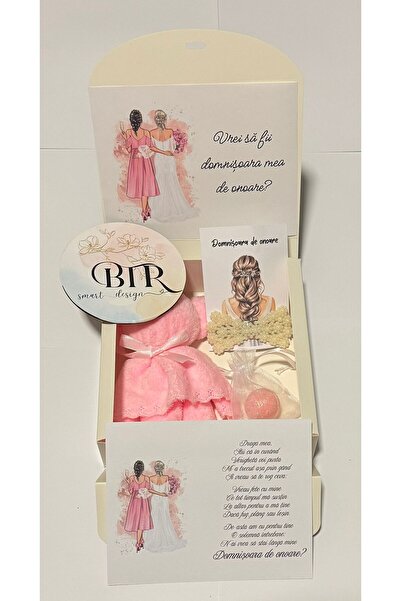 OEM "Will you be my bridesmaid?" gift box, PINK