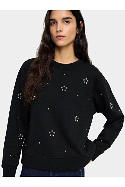 PARFOIS Aplike Detaylı Pamuklu Sweatshirt