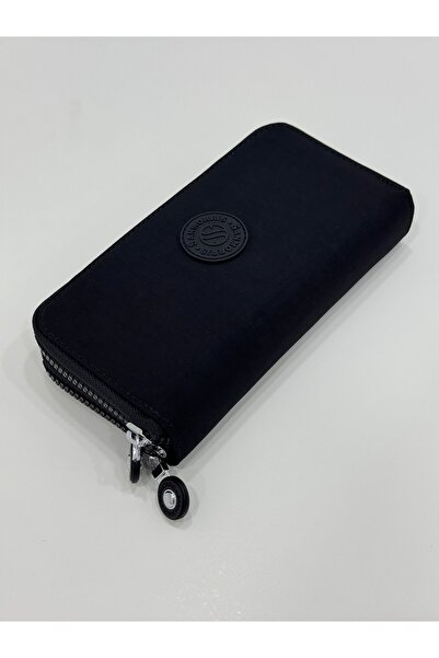 Sanmorris 3068 Women's Crinkle Model 2-Compartment Metal Zipper Wallet with C...