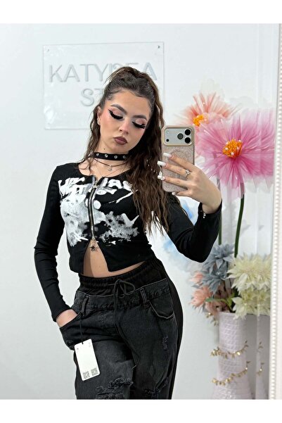 KATYDEA STORE Black Top ROCKIE