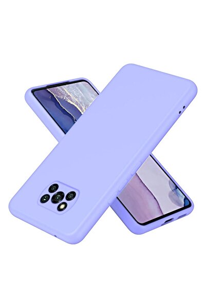 HANPORIUM حافظة سيليكون متوافقة مع هاتف Poco X3 Pro - غطاء مرن بلون الباستيل ...