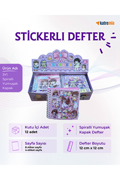 KATREMİA BILJEŽNICA SA NALJEPNICAMA - U KUTIJI