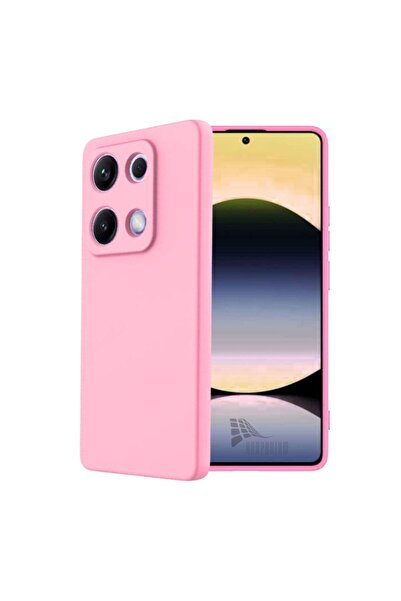 HANPORIUM غطاء سيليكون متوافق مع Redmi Note 14S - غطاء مرن بلون باستيل مع حما...