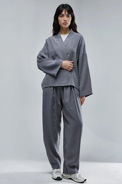 Hiccup Busem Long Sleeve Relaxed Fit Kimono