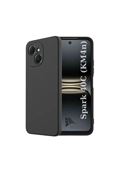 HANPORIUM غطاء سيليكون متوافق مع تكنو سبارك 40C KM4n - غطاء مرن بلون باستيل م...