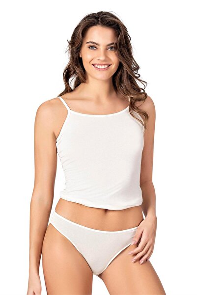 OBJE Women's Ecru Adjustable Strap Pack Modal Athlete