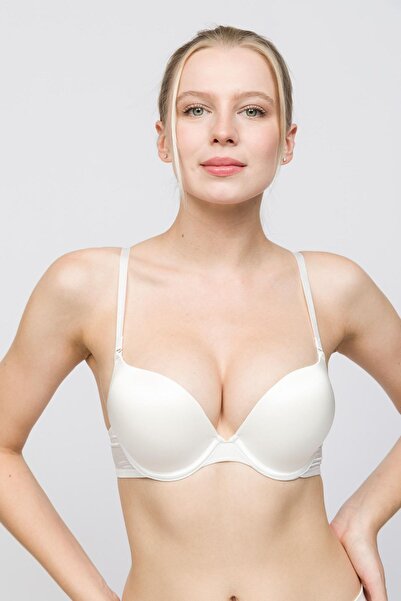 OBJE Kadın Ekru Duble Soft Sütyen