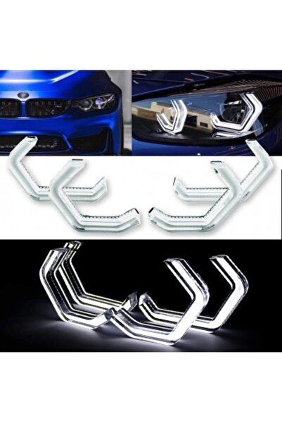 Xenon Bright Kit faruri Angel Eyes în stil iconic M4 pentru BMW Seria 3 F30, ...