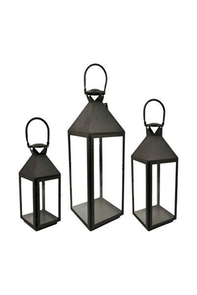 AZOZ MERCHLY Elegant Ramadan Decorative Lantern Set of 3