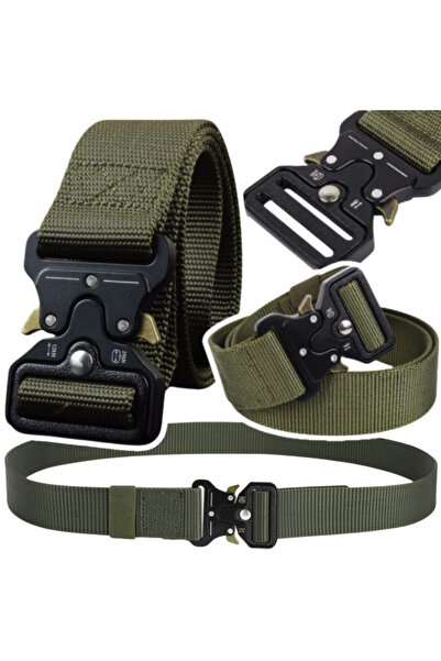 Three top online Tactical Military Belt Webbing Black 120 x 3.8cm