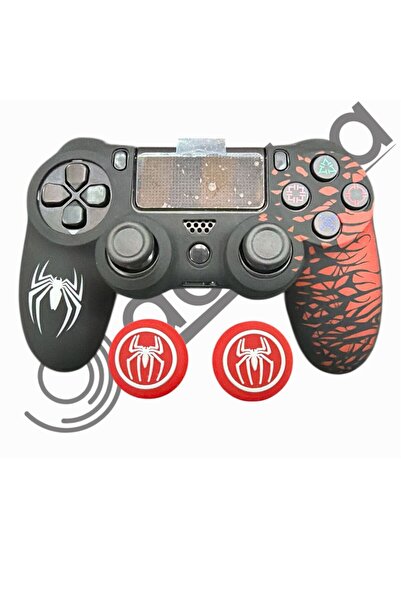 Doreka PS4 Dualshock Spider-Man Koruyucu Silikon Kılıf ve Analog korucusu