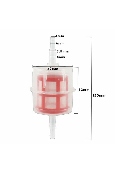 OEM Universal fuel filter, size 122mm, agricultural machinery and equipment, ...