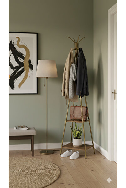 Generic رف ملابس عصري قائم – تصميم موفر للمساحة بارتفاع 180 سم