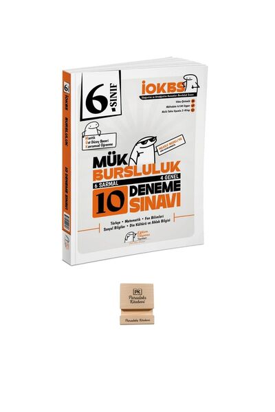 Gizli Yayınları Gizli 6. Sınıf İOKBS MÜK-Bursluluk 10 Deneme Sınavı + Telefon...
