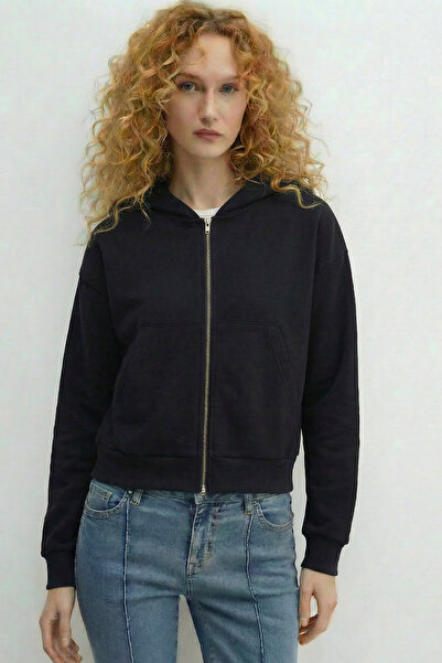 FHELIA كارديجان نسائي بغطاء رأس كبير الحجم مصنوع من القطن بنسبة 100% و3 خيوط ...