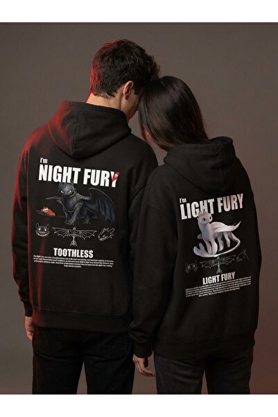 BRZ COLLECTION ليت فوري - هودي للزوجين بتصميم ليت فوري نايت فوري |   مقاس كبي...