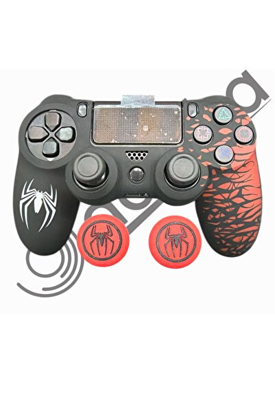 Doreka PS4 Dualshock Spider-Man Koruyucu Silikon Kılıf ve Analog korucusu
