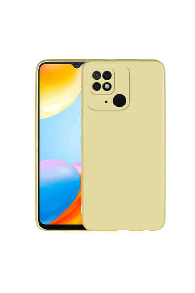 Subutu غطاء حماية سيليكون بريمير SBT لهاتف بوكو C40 - ذهبي