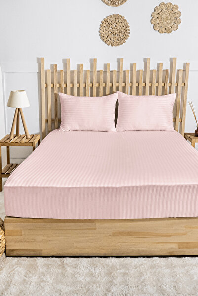 DB DANLA BALDİ Home Collection Elastic Bed Sheet Cotton Satin Double Size