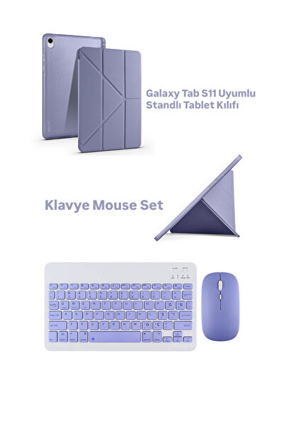 EHZ TEKNOLOJİ حافظة تابلت متوافقة مع جهاز Galaxy Tab S11 مع حامل + مجموعة لوح...