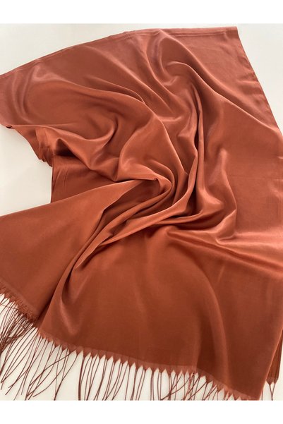 Bohemian Brick Color Koza Shawl