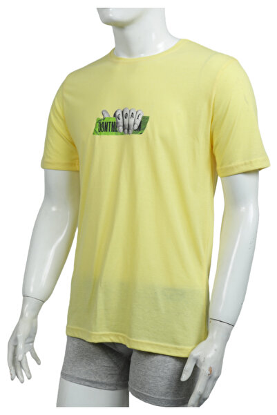 TOSKI tricou-barbat-coal-Galben