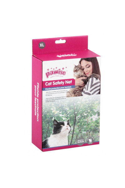 PisiMall Cat safety net, for windows and balconies, Pawise, 4x3m