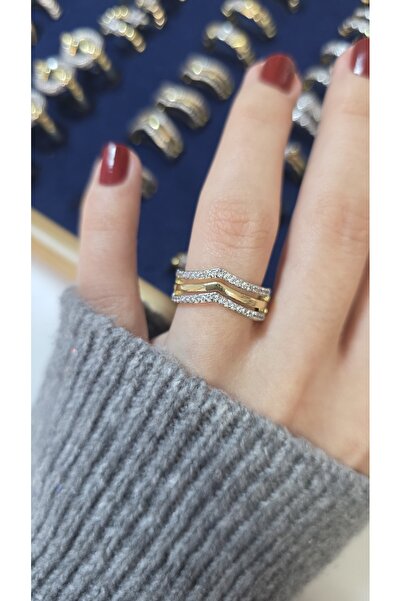 ARTEMİSİA خاتم نسائي بتصميم فاخر ومضيء بلونين قابل للتعديل بدون رقم