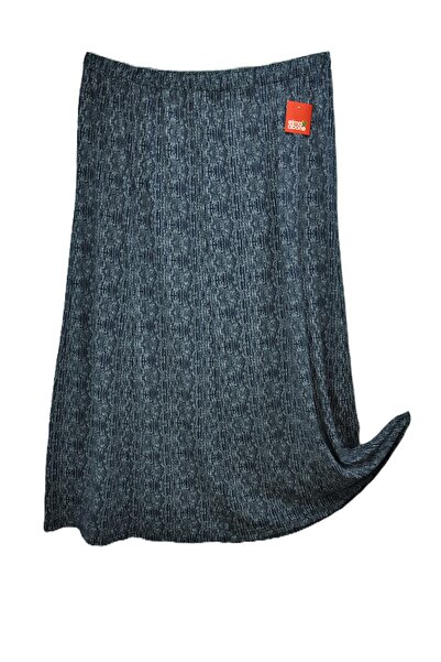 elma abone Plus Size Pigment Combed Cotton Elastic Mother's Skirt