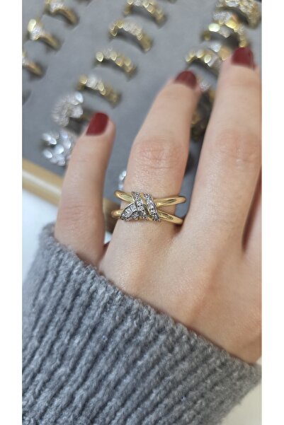 ARTEMİSİA خاتم نسائي بتصميم فاخر ومضيء بلونين قابل للتعديل بدون رقم