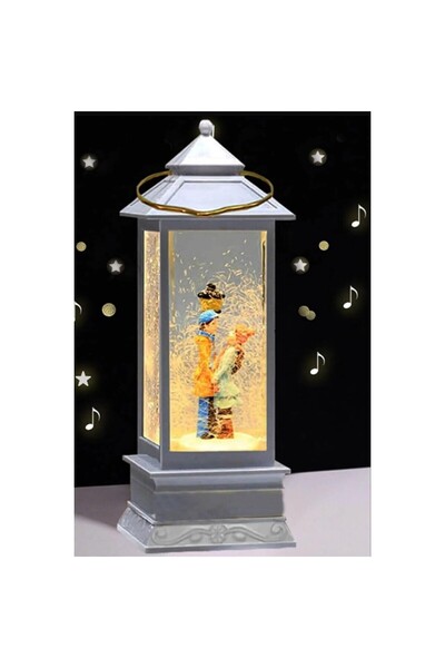 AyrStore Sokak Lambası Kule Sim Kar Küresi Işıklı Sevgililer Günü Hediyesi Iş...