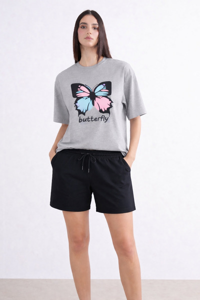 Gutsy SET PANTALONI SCURȚI ȘI TRICOU PENTRU ADULȚI MODEL FLUTĂRĂTOR