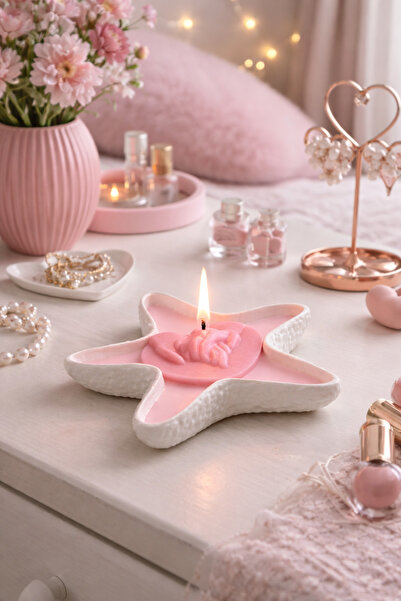 LadyBug Store Romantik Hediyelik mumluk ve mum dekoratif mumluk