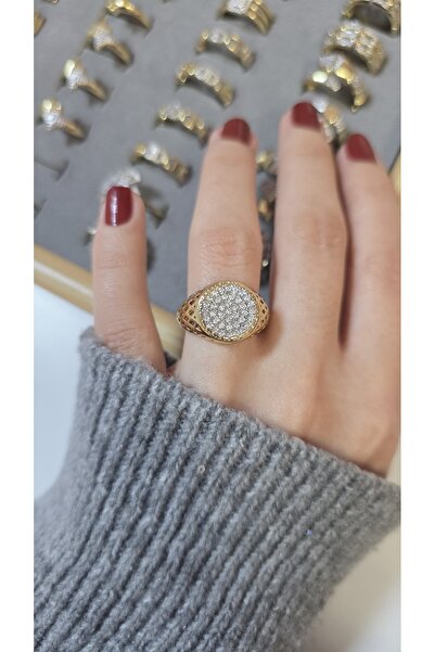 ARTEMİSİA خاتم نسائي بتصميم فاخر ومضيء بلونين قابل للتعديل بدون رقم