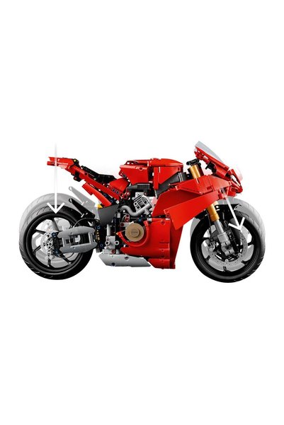 LEGO دراجة نارية دوكاتي بانيجالي V4 S التقنية 42202، 1603 قطعة، للأعمار 18 عامًا فما فوق