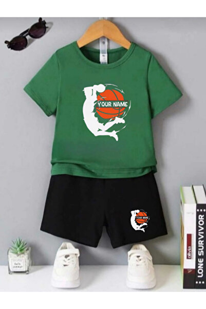 DOCE ELEGANTE SET DE VARĂ PENTRU COPII CU IMprimeu Baschet