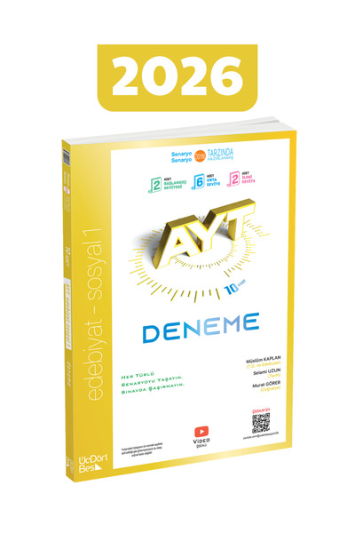 Arı Yayıncılık 2026 345 AYT 10'lu Edebiyat - Sosyal Denemesi