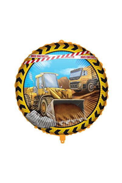 Procos Round foil balloon construction equipment 45 cm