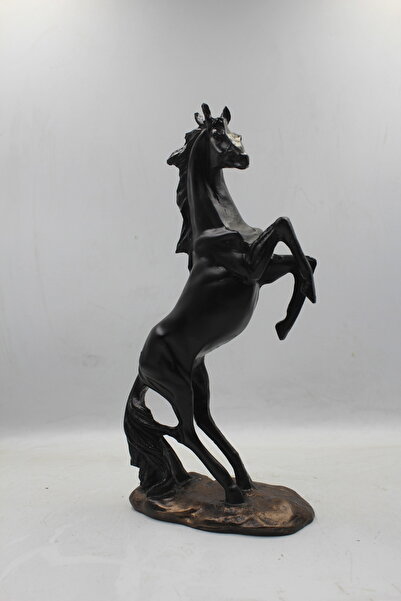 PRENSES DEKOR siyah şahlanan at biblo