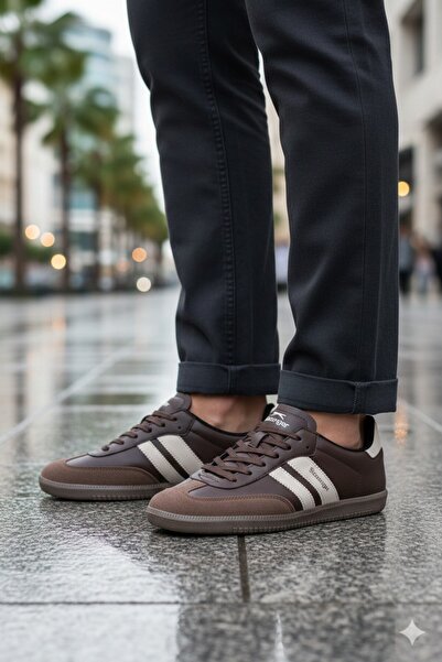 Slazenger Comfortable Lace-Up Casual Sports Shoes Brown Casual Shoes