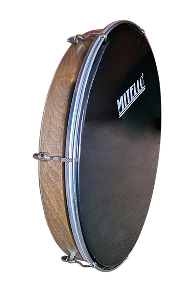 Mitello Profesyonel Bendir, Ceviz Kasnak, 46 cm Çap (Dıştan Akortlu, Ayarlana...