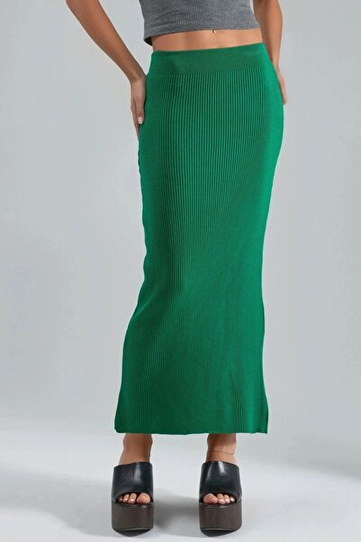 Hiccup MY FASHION Fusta maxi tricotată cu talie înaltă