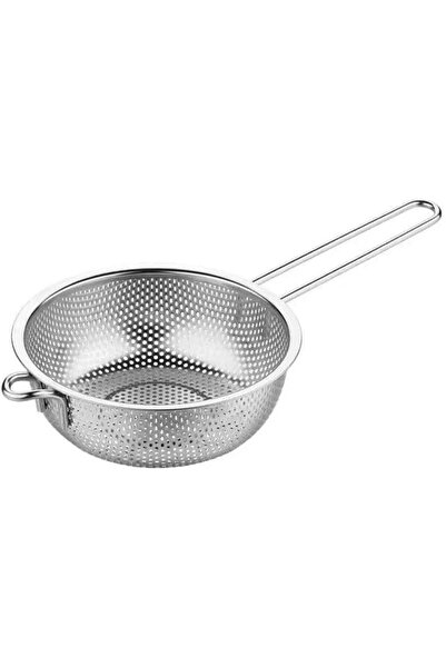 AyrStore Uzun Saplı Paslanmaz Metal Süzgeç – Makarna, Sebze ve Meyve Yıkama S...