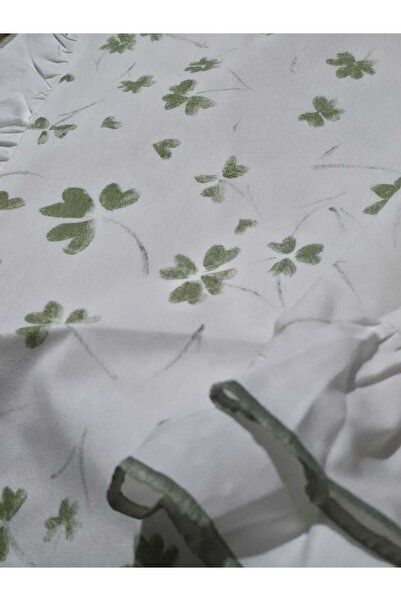 vanillasoft Double Size 100% Cotton Ruffled Patterned Ornamental Overlocked Pinterest Duvet Cover Set
