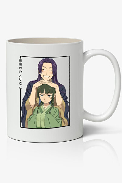 Toyaso Şifacı Günceleri Animesi Jinshi Ve Maomao Anime Temalı Beyaz Kupa Bard...