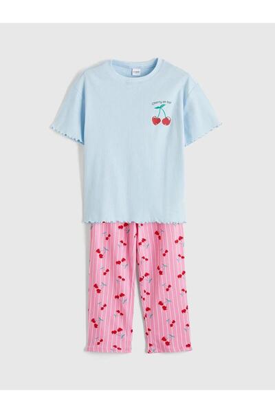 LC Waikiki Σετ Πιτζάμες για Κορίτσια με Στάμπα (S6)